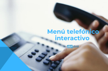 Menú telefónico interactivo en Alodesk