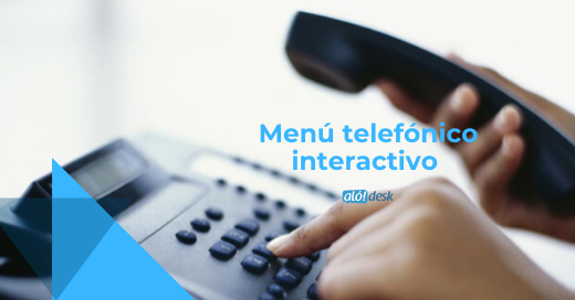 Menú telefónico interactivo en Alodesk