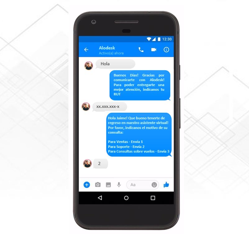 Alodesk - Autoatención centralizada para Facebook Messenger
