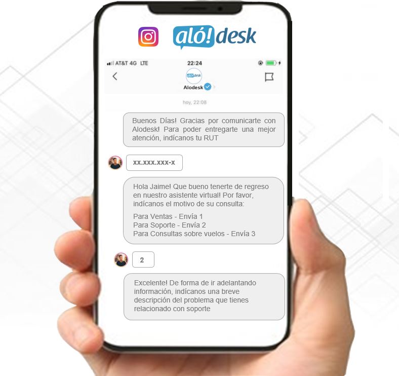 Alodesk - Autoatención centralizada para Instagram